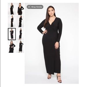 Maxi wrap dress